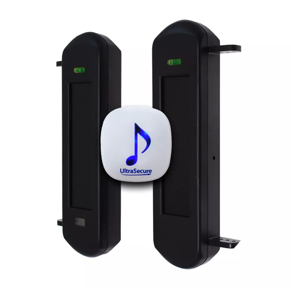 Sonnette Sans Fil - Home Smart - Ultra Longue Distance - Étanche - Noir -  433 MHz - Batterie - 80 db - 150 m