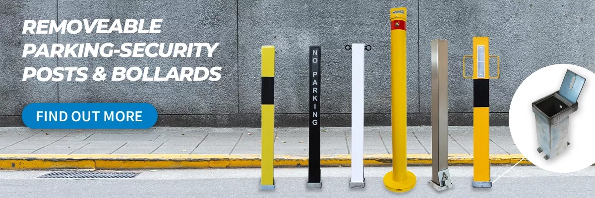 REMOVABLE PARKING-SECURITY POSTS & BOLLARDS