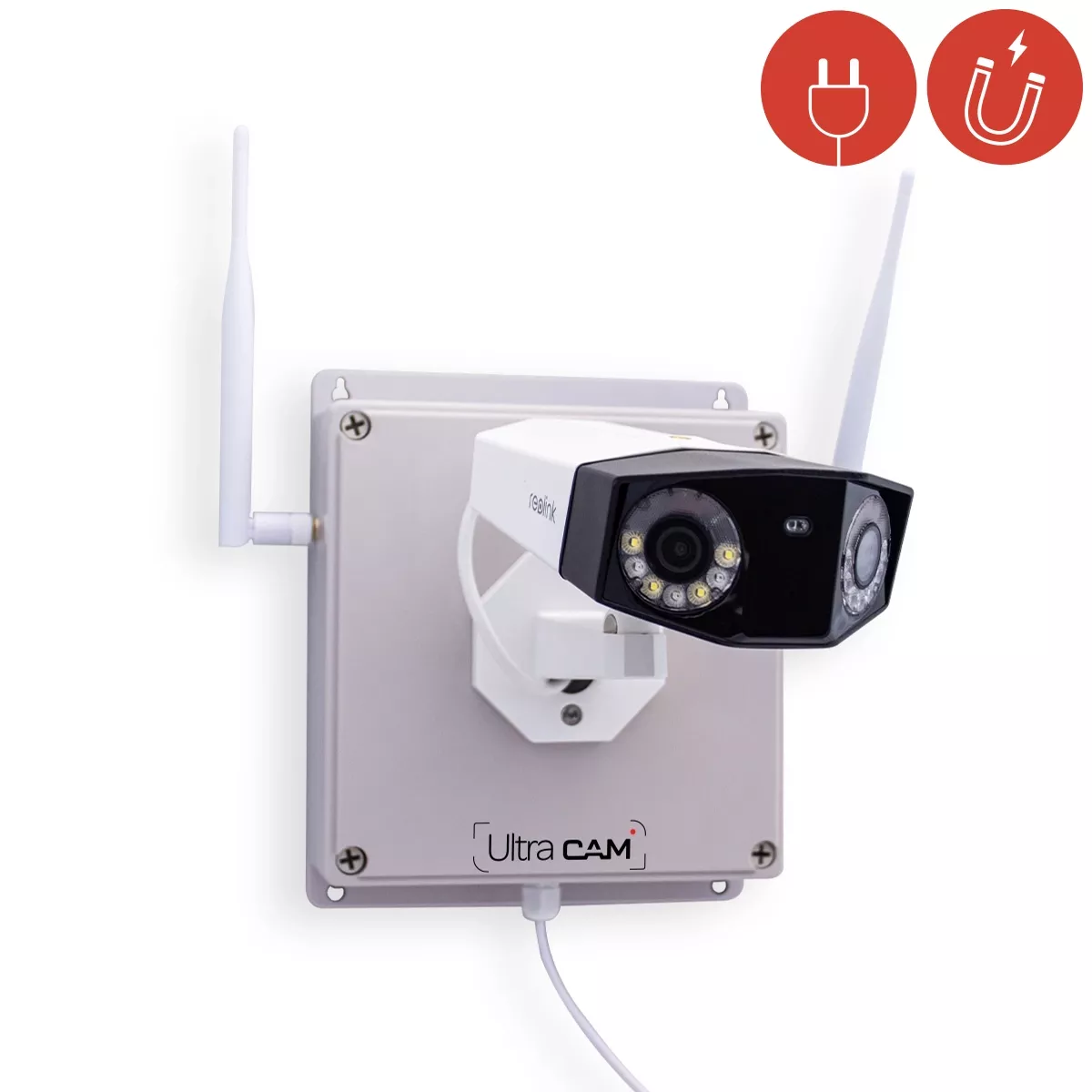 Micro caméra 4G UHD 2K longue autonomie avec détection de