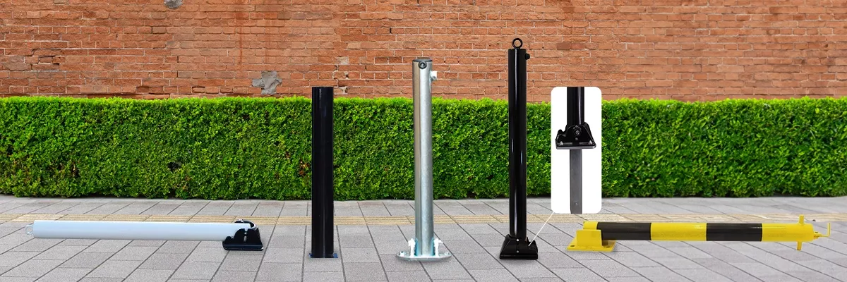 Fold Down Parking Posts & Bollards