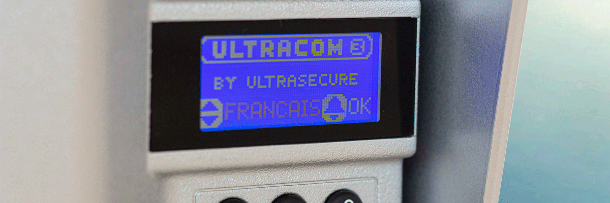 L'écran LCD de l'UltraCOM3