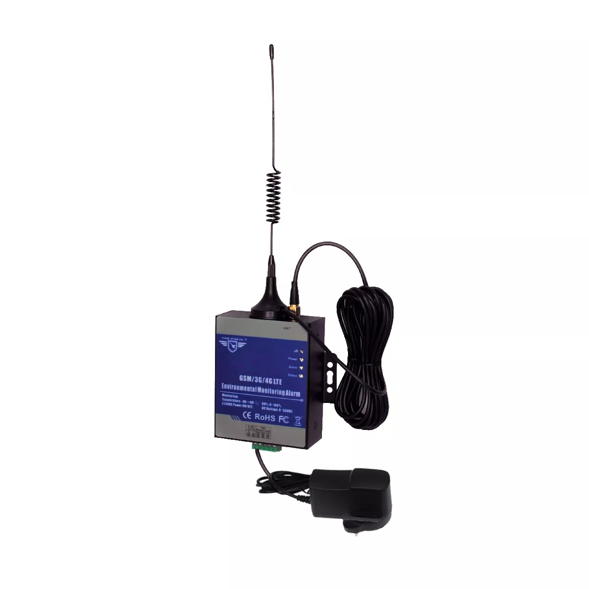 Moniteur GSM de température et d'humidité avec 2 relais de sortie et rappel  de panne de courant