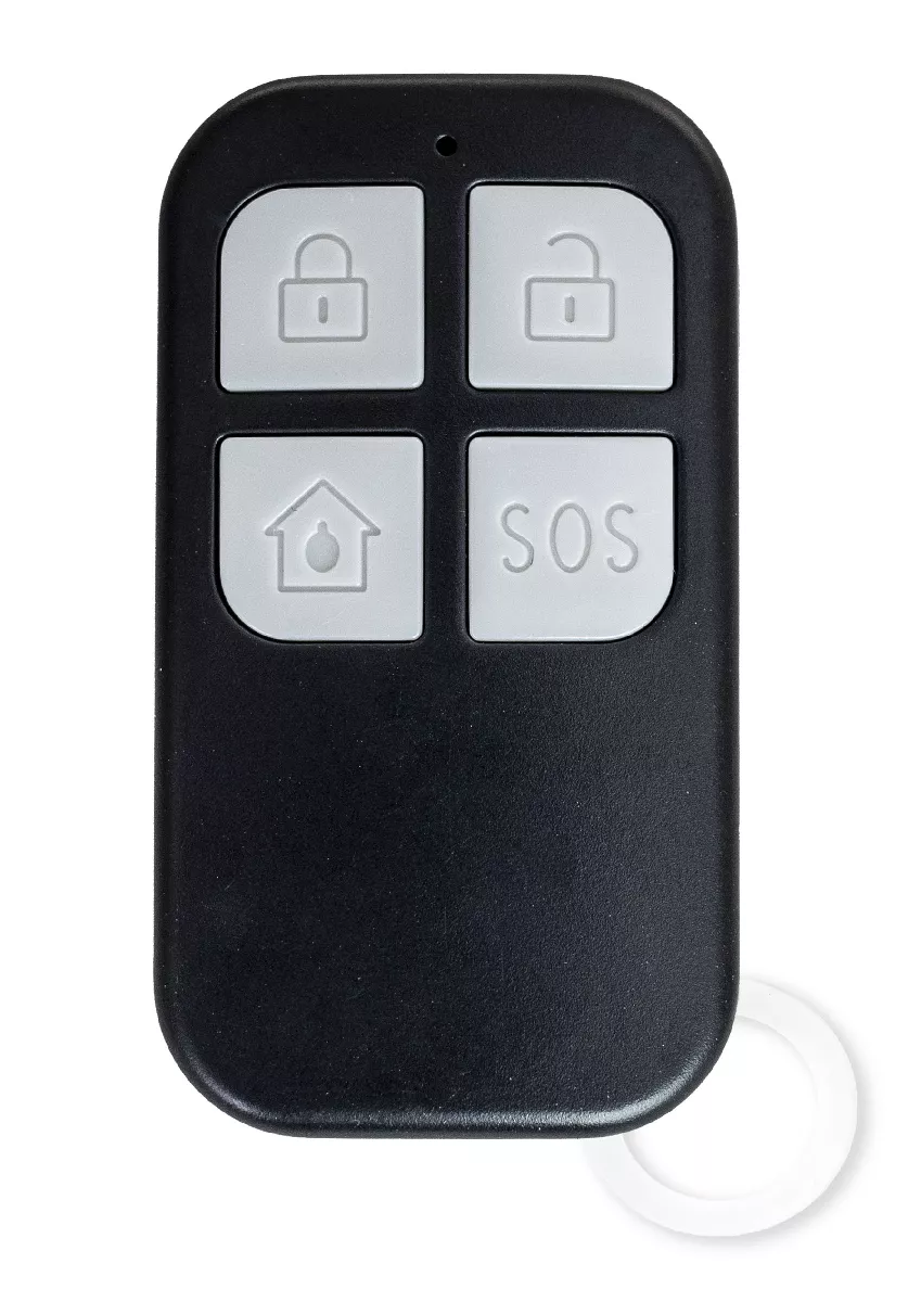 Alarme de porte ouverte autonome sur piles étanche IP67 avec sirène  intégrée - clavier et télécommande