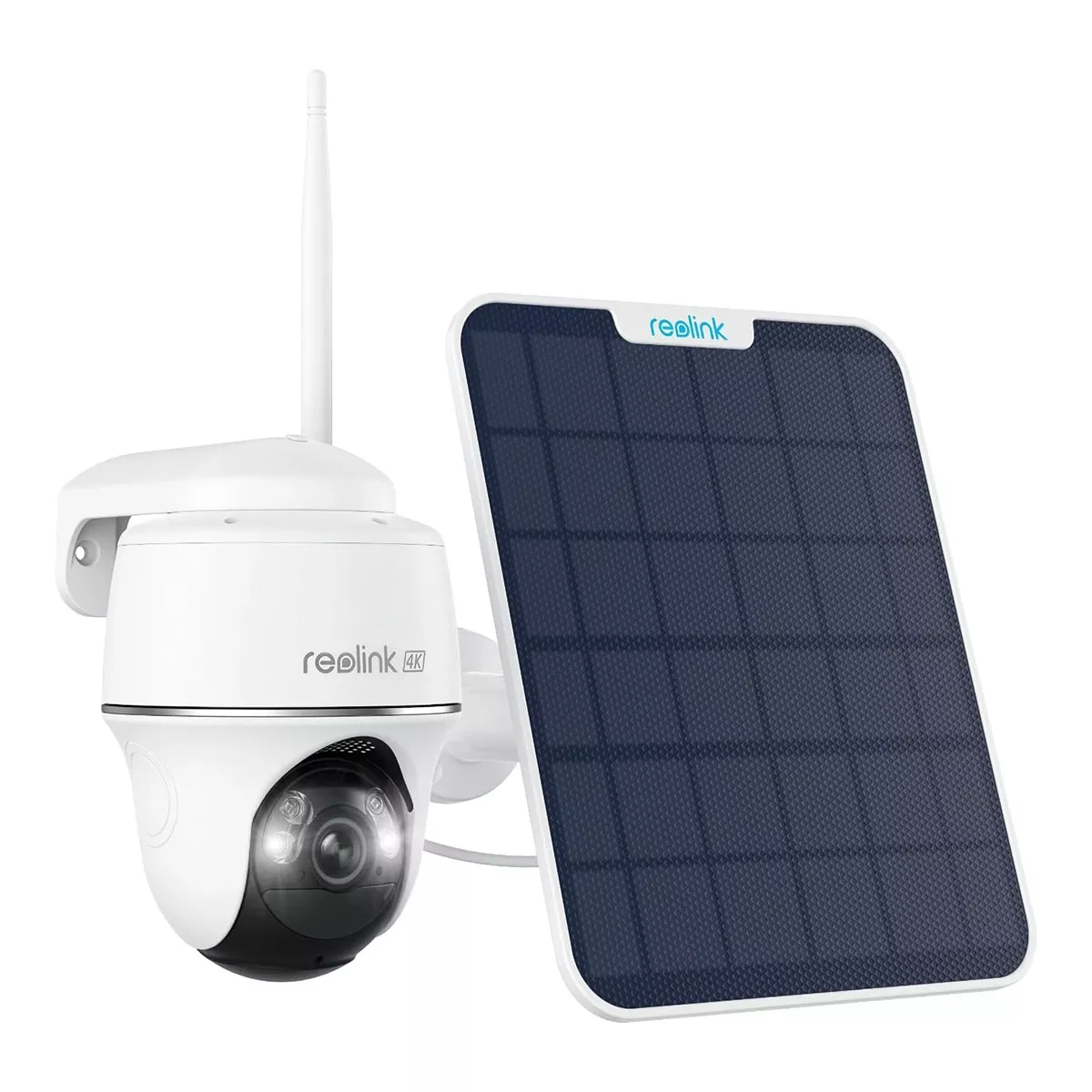 4K 8MP Caméra Surveillance WiFi Extérieure avec Projecteur, 2,4/5Ghz WiFi  PTZ Caméra Détection Humaine/Animaux/Véhicule