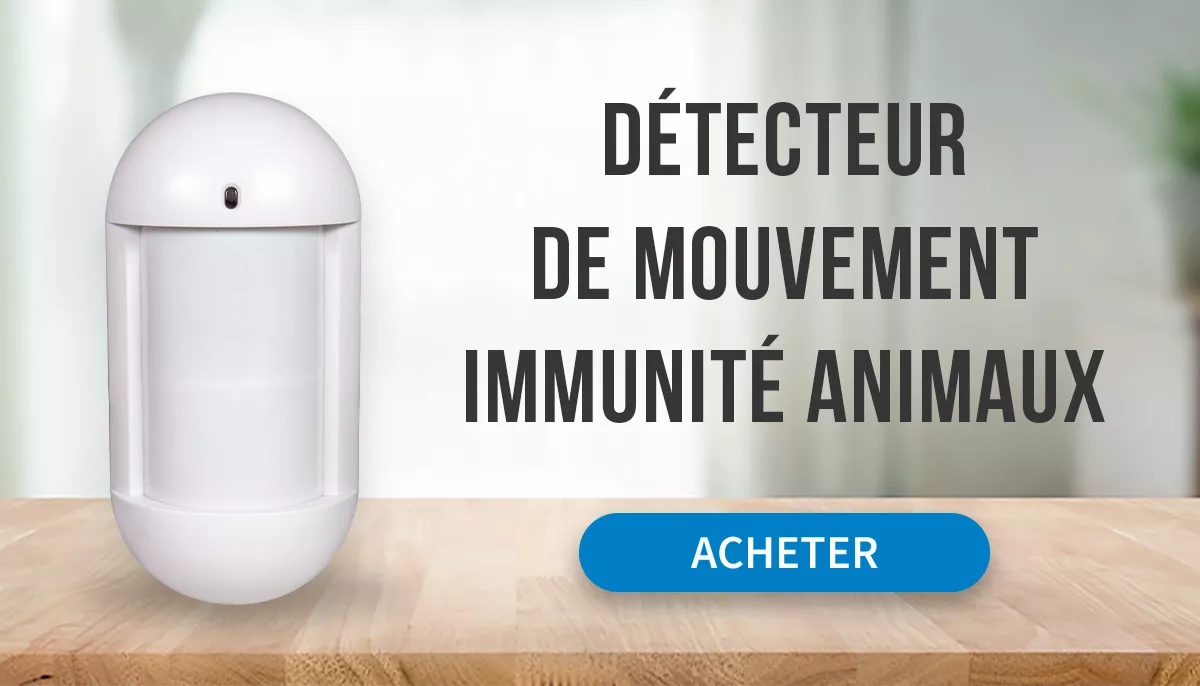Découvrez notre détecteur de mouvement infrarouge HY avec immunité aux animaux domestiques