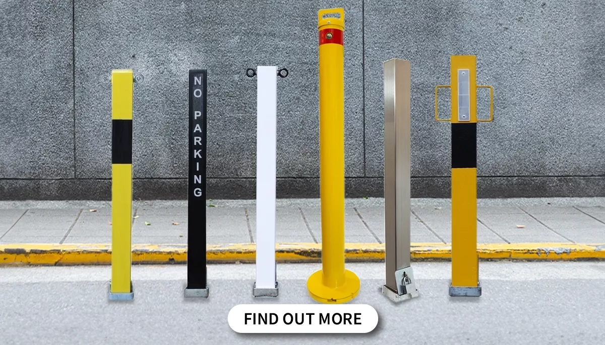 Our range of removable parking posts & bollards