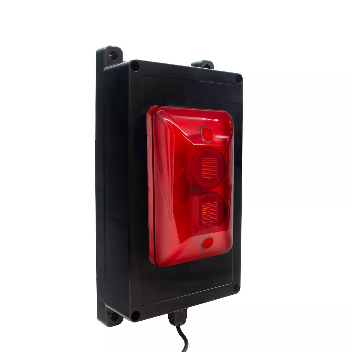 SIREN BOX WITH BLUE STROBE & ADJUSTABLE SIREN