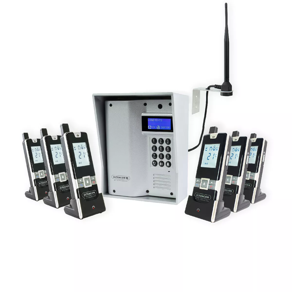 UltraCOM] Présentation de notre interphone sans-fil longue portée autonome  sur pile ou 12-24V 
