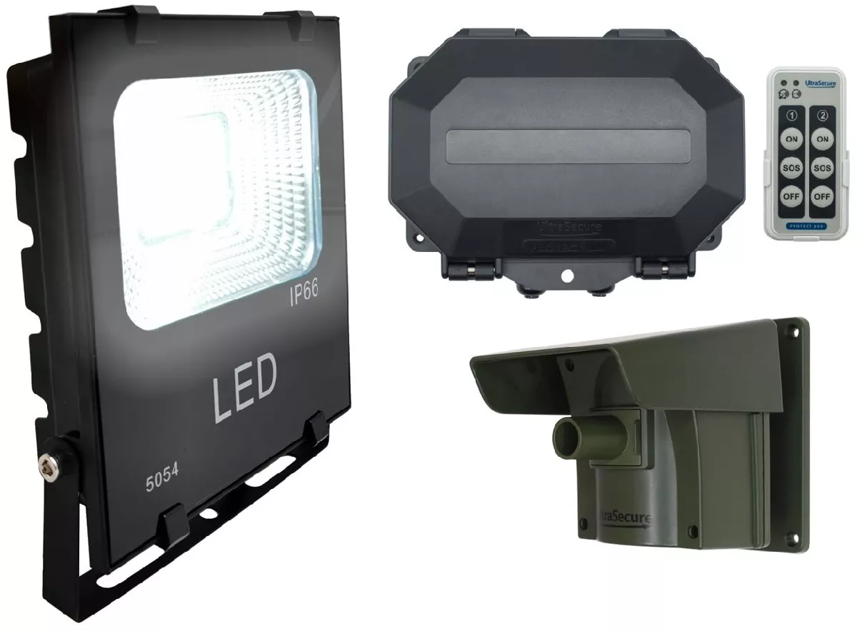 Projecteur LED d'extérieur 100 W, support de phalange réglable à 180°, IRC  13 000 lm 90 + 5000 K, indice d'étanchéité IP65, projecteur de sécurité